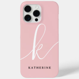 Stilvolles Skript Blush Pink Case Mate