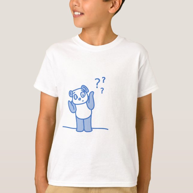 Stilvolles T-Shirt des niedlichen Pandas Pandabär (Vorderseite)