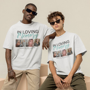 Stilvolles T-Shirt zur Erinnerung mit 4 Fotos