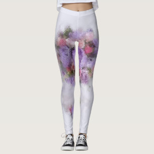 Stilvolles Template Modernes Elegantes Blau Lila Leggings
