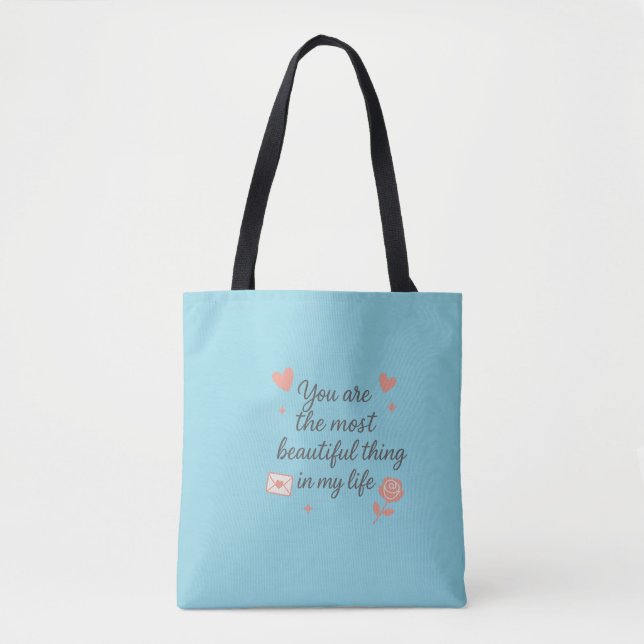 Stilvolles Tote Bag Geschenk - Custom & Öko Friend Tasche (Vorderseite)