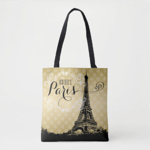 Stilvolles Turm-Imitat-Gold Paris Eiffel mit Tasche