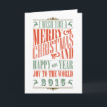 Stilvolles Vintages Weihnachts-u. des neuen Feiertagskarte<br><div class="desc">Vintages Weihnachten u. neues Jahr 2015 Feiertags-Grußkarte. Ich wünsche Ihnen frohen Weihnachten und eine guten Rutsch ins Neue Jahrfreude zur Welt 2015.</div>