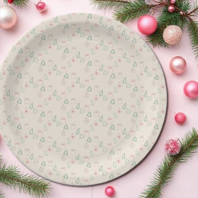 Stilvolles Weihnachten Pappteller (Von Creator hochgeladen)