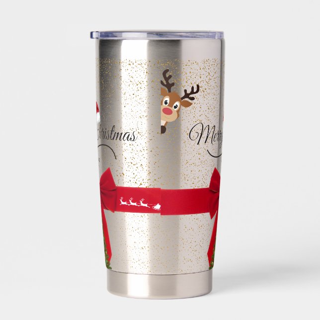 Stilvolles Weihnachten Thermobecher (Rechts)