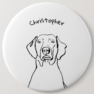 Stilweimaraner: Ihr Text, Ihr Stil Button