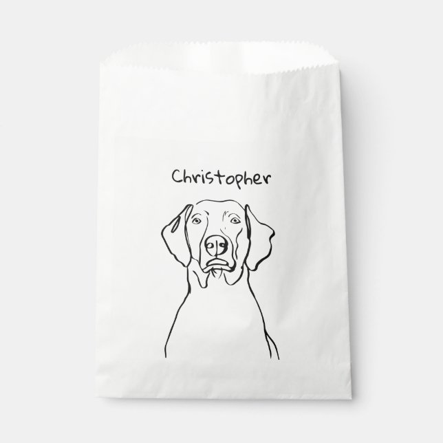 Stilweimaraner: Ihr Text, Ihr Stil Geschenktütchen (Vorderseite)