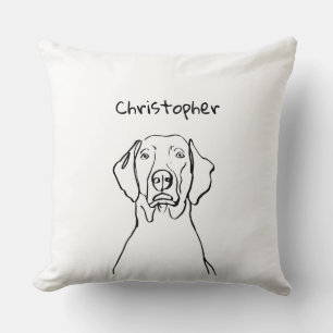 Stilweimaraner: Ihr Text, Ihr Stil Kissen