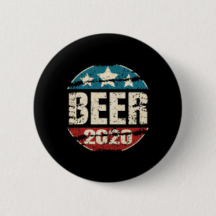 Stimm Bier Lustig Alkohol Anti Trump Biden Wählte  Button