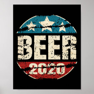 Stimm Bier Lustig Alkohol Anti Trump Biden Wählte Poster