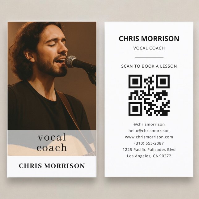 Stimmcoach-QR-Code-Foto Visitenkarte (Von Creator hochgeladen)