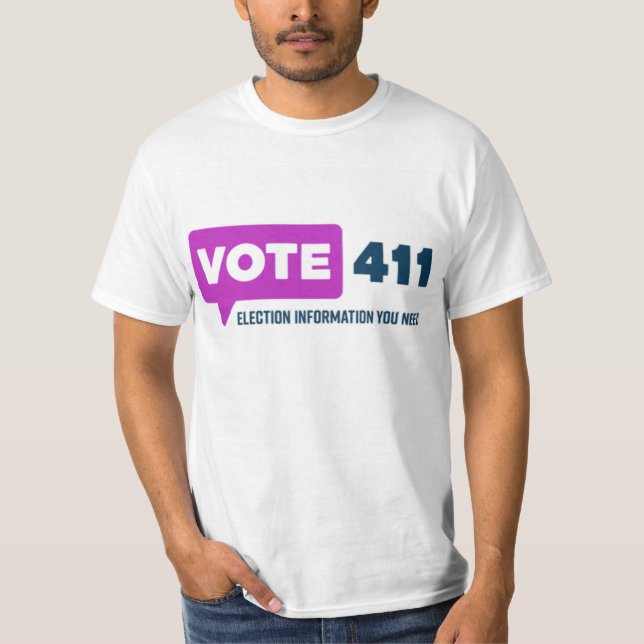 STIMME411 T - Shirt für Männer (Vorderseite)