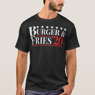 Stimme Burger & Pommes 2020 Lustiger Hamburger & T-Shirt