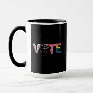 Stimme Feministische Frauenrechte Verbotene Bücher Tasse