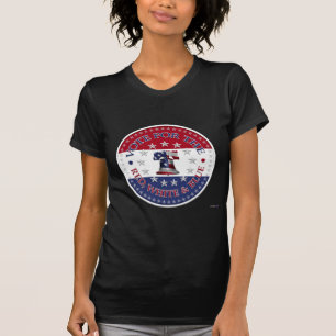 Stimme für die Rot-Weiß-Blau-Freiheitsglocke 13 & T-Shirt