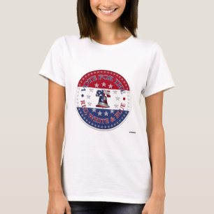 Stimme für die Rot-Weiß-Blau-Freiheitsglocke 13 & T-Shirt