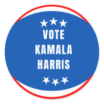 Stimme für Kamala Harris-Umkleber