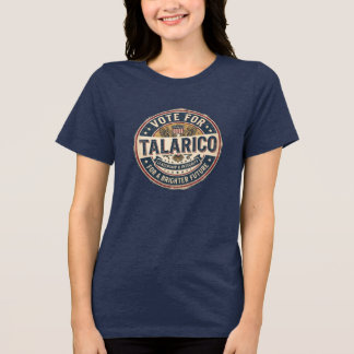 Stimme für Talarico | Demokratische Wahl Tri-Blend Shirt