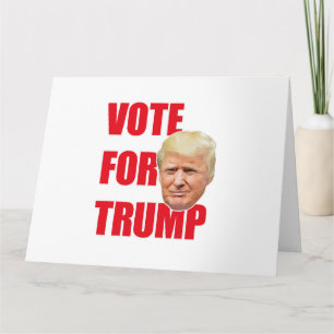 Stimme für Trump Karte