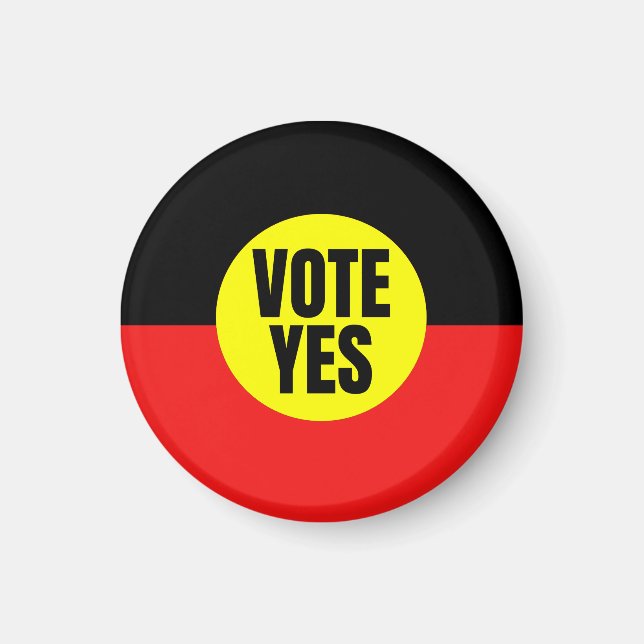 Stimme Ja für die Stimme im Parlament Magnet (Vorne)