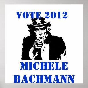 STIMME MICHELE BACHMANN 2012 POSTER