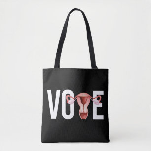 Stimme mit deiner Gebärmutter Tasche