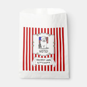Stimme! Old English Sheepdog Grau 1 Niedliche poli Geschenktütchen