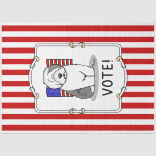 Stimme! Old English Sheepdog Grau 1 Niedliche poli Seidenpapier