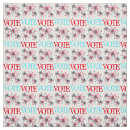 STIMME Red Blue USA Patriotic Wahl Tag Feuerwerk Stoff