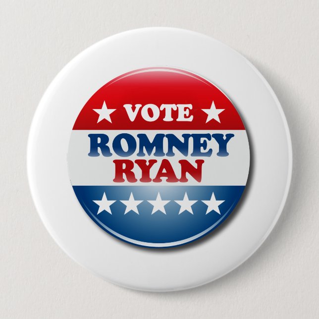STIMME ROMNEY RYAN VP ROUND.pnng Button (Vorderseite)