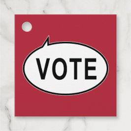 STIMME - rot Geschenkanhänger