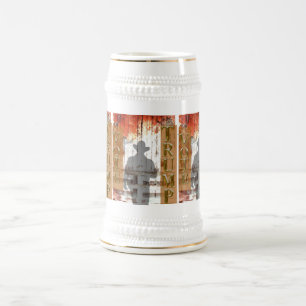 STIMME TRUMP BIERGLAS