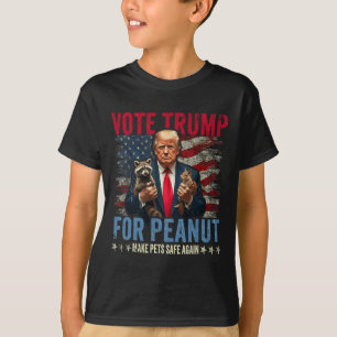 Stimme Trump Für Peanut Das Eichhörnchen Macht Hau T-Shirt