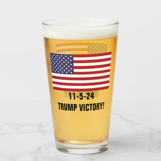 STIMME TRUMP GLAS (Vorne (Gefüllt))
