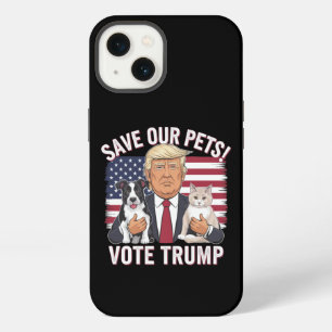 Stimme Trump Rette Unsere Haustiere Katzen Hunde 2 iPhone Hülle