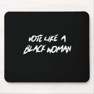Stimme wie eine schwarze Frau Junteenth Schwarze G Mousepad