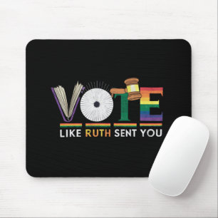 Stimme wie Ruth dich geschickt hat Gavel Feministi Mousepad