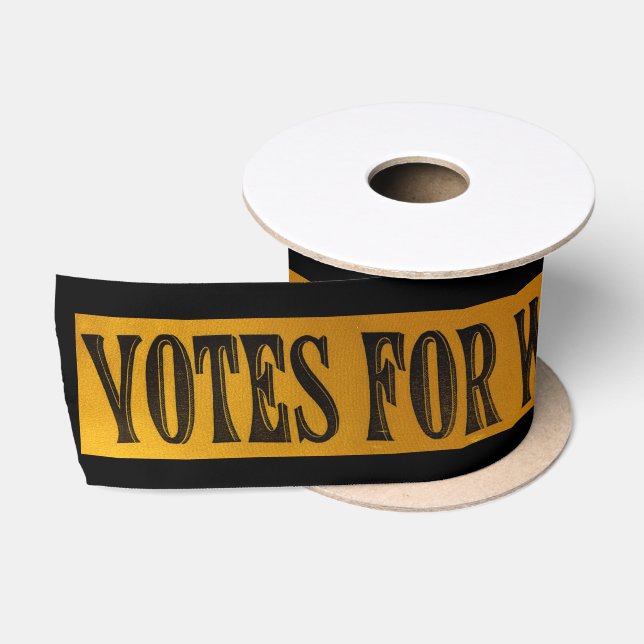 Stimmen für die Frauen-Bandsuffragettes-Fahne Satinband (Spule)