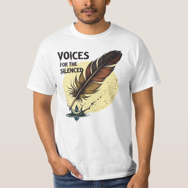Stimmen für die stille Inspiration T-Shirt (Vorderseite)