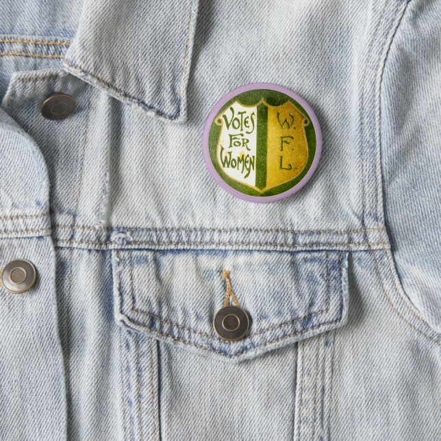 Stimmen für Frauen-Freiheits-Liga Button (Beispiel)