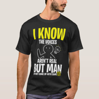 Stimmen in meinem Kopf Funny Introvertierte Ideen T-Shirt