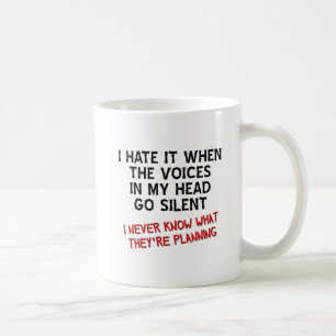 Stimmen in meinem Kopf Lustiger Becher Kaffeetasse