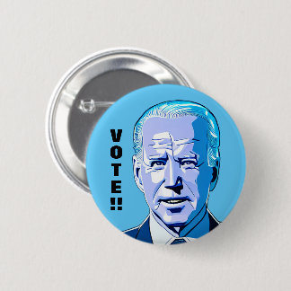 STIMMEN! Joe Biden Artwork 1 Benutzerdefinierter T Button