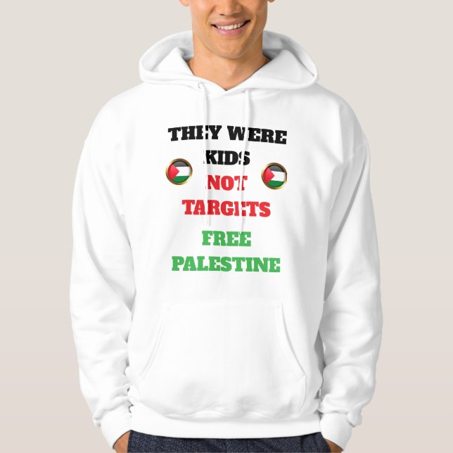 Stimmen Palästinas - Menschheitskreide für Gerecht Hoodie (Vorderseite)