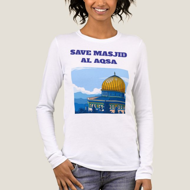 Stimmen Palästinas - Menschheitskreide für Gerecht Tri-Blend Shirt (Vorderseite)