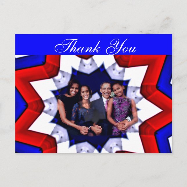 Stimmen Sie ab! 2012 Postkarte (Vorderseite)