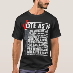 Stimmen Sie, als ob Ihre Haut nicht weiß ist, wähl T-Shirt