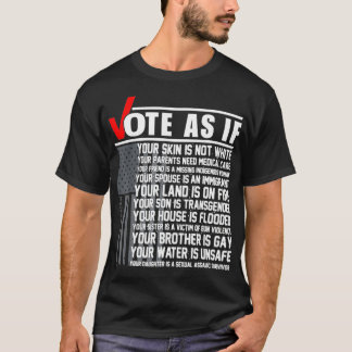 Stimmen Sie, als ob Ihre Haut nicht weiß ist, wähl T-Shirt