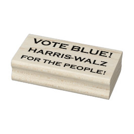 STIMMEN SIE BLAU! GUMMISTEMPEL