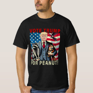 Stimmen Sie Trump Peanut Eichhörnchen T-Shirt